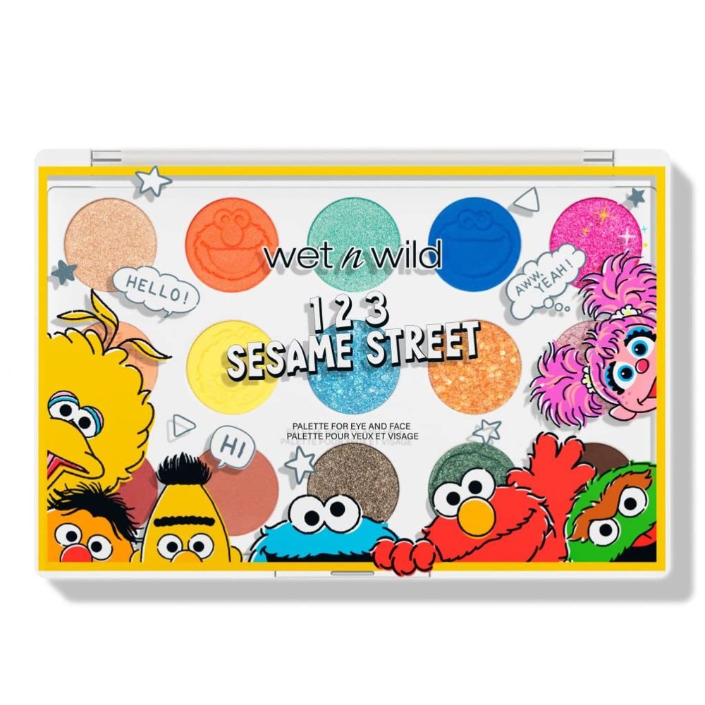 wet n wild 1 2 3 Sesame Street Eye & Face Palette